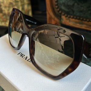 Prada tortoise shell sunglasses